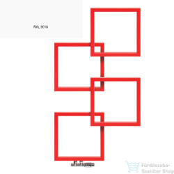 Radeco LOCO 4 1255x685 design radiátor, , RAL 9016 (fényes fehér) színben, jobbos (Radeco_LOCO_4_J_RAL9016)
