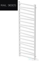 Radeco RIVER 5 1660x530 design radiátor, RAL 9005 (fényes fekete) színben (Radeco_RIVER_5_RAL9005)