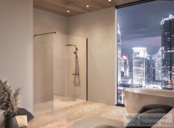 Kolpa San Calypso Wo 140-uni b/1 üvegfal, fekete 517600 (517600)