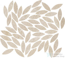 Marazzi Mystone Limestone Sand Mosaico Foglie 34, 2x38 cm-es padlólap M8LS (M8LS)