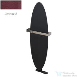 Radeco ORRO 990x280 ovális design radiátor törölközőtartó nélkül, JOWISZ 2 (metál bordó) színben (Radeco_ORRO_JOWISZ2)
