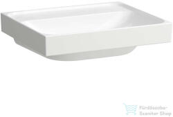 Laufen MEDA 55x46 cm-es falra/bútorra szerelhető csiszolt aljú mosdó csaplyuk és túlfolyó nélkül, matt fehér H8161127571121 (H8161127571121)