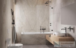 Radaway Essenza Pro PNJ II 60 kádparaván, szálcsiszolt fegyvermetál 10101060-92-01 (10101060-92-01)