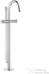 GROHE ATRIO PRIVATE szabadon álló kádtöltő csaptelep zuhanyszettel, alaptest nélkül, Króm 25229000 (25229000)