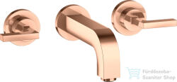 Hansgrohe AXOR Citterio falsík alatti mosdó csaptelep 16, 2 cm-es kifolyóval, polírozott vörös arany hatású 39315300 (39315300)