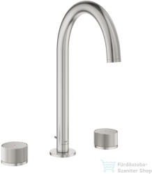 GROHE ATRIO PRIVATE 3 üléses mosdó csaptelep automata leeresztővel, Supersteel 20595DC0 (20595DC0)