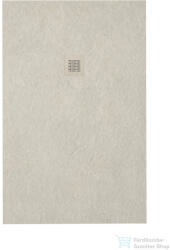 Zenon CREATE SMART SLATE 80x150 cm-es zuhanytálca palakő hatású felülettel, Basalt Cream CRSM80150BACR (CRSM80150BACR)