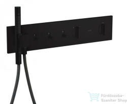 Hansgrohe AXOR SHOWERCOMPOSITION 3 utas termosztátos falsík alatti kád /zuhany csaptelep, matt fekete 12572670 (12572670)