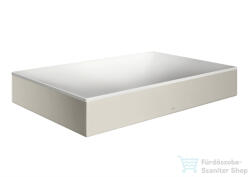 Hansgrohe AXOR SUITE 60x40 cm-es pultra ültethető mosdó csaplyuk nélkül, matt fehér/rozsdamentes acél hatású 42004800 (42004800)