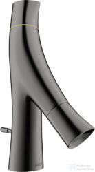 Hansgrohe AXOR STARCK ORGANIC 50 kétkaros mosdó csaptelep automata leeresztővel, polírozott fekete króm 12014330 (12014330)