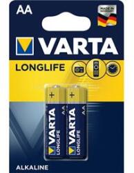 VARTA Longlife AA (LR6) alkáli ceruza elem 2db/bliszter (4106101412) (4106101412)