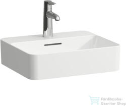 Laufen Val SaphirKeramik 45x38 cm-es pultra ültethető mosdó LCC Active bevonattal, fehér H812280A001041 (H812280A001041)