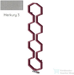 Radeco CARMEL 1800x400 design radiátor, MERKURY 3 (metál világosszürke) színben (Radeco_CARMEL_MERKURY3)