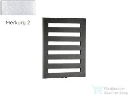 Radeco ROD 1 830x550 design radiátor, MERKURY 2 (ezüst) színben (Radeco_ROD_1_MERKURY_2)