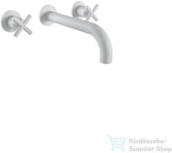 Bugnatese RODOS falsík alatti mosdó csaptelep 22 cm-es kifolyóval, click-clack leeresztővel, matt fehér 7369SCBI (7369SCBI)