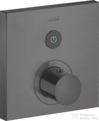 Hansgrohe Axor ShowerSelect Square falsík alatti termosztátos csaptelep 1 fogyasztóhoz, szálcsiszolt fekete króm 36714340 (36714340)