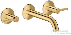 Hansgrohe AXOR ONE falsík alatti mosdó csaptelep 16 cm-es kifolyóval, polírozott arany hatású 48150990 (48150990)