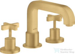 Hansgrohe AXOR CITTERIO 3 üléses kádtöltő csaptelep zuhanyszett csatlakozás nélkül, szálcsiszolt arany hatású 39436250 (39436250)