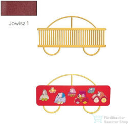 Radeco AUTO 680x1250 design radiátor gyerekszobába, JOWISZ 1 (matt bordó) színben (Radeco_AUTO_JOWISZ1)