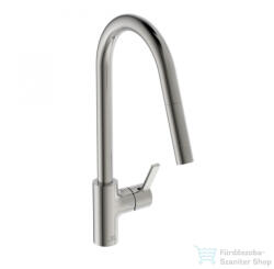 Ideal Standard GUSTO kihúzható fejes mosogató csaptelep, Silver storm BD414GN (BD414GN)