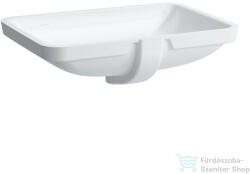 Laufen Pro S 60x40 cm-es alulról beépíthető csiszolt aljú mosdó LCC Active bevonattal, fehér H811969A001091 (H811969A001091)