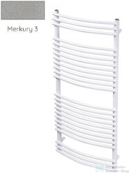 Radeco SONIA E A6-600/SLE 1408x650 törölközőszárítós radiátor, MERKURY 3 (metál világosszürke) színben (Radeco_SONIA_E_A6_600_SLE_MERKURY3)