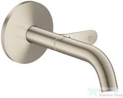 Hansgrohe AXOR ONE Select falsík alatti mosdó csaptelep 16 cm-es kifolyóval, szálcsiszolt nikkel 48180820 (48180820)