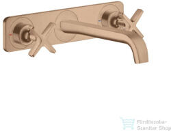 Hansgrohe AXOR Citterio E falsík alatti mosdó csaptelep nem zárható leeresztővel, szálcsiszolt vörös arany hatású 36115310 (36115310)