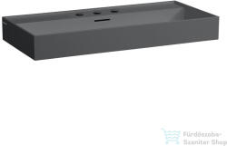 Laufen Kartell By Laufen 100x46 cm-es mosdó 3 csaplyukkal, Graphite matt H8103377581081 (H8103377581081)