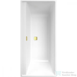 Villeroy & Boch Collaro 180x80 egyenes fürdőkád, gold le-túlfolyóval UBA180COR2JV-01 (UBA180COR2JV-01)