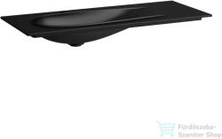 Laufen ILBAGNOALESSI 120x50 cm-es beépíthető mosdó kerámia leeresztő szeleppel, matt fekete H8179797161041 (H8179797161041)