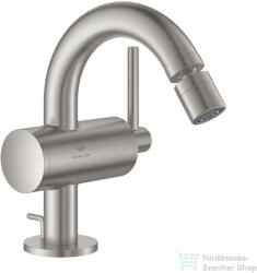 GROHE ATRIO bidé csaptelep automata leeresztővel, Supersteel 24364DC0 (24364DC0)