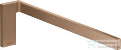 Hansgrohe AXOR UNIVERSAL RECTANGULAR 38 cm-es fix törölközőtartó, szálcsiszolt vörös arany hatású 42626310 (42626310)