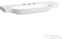 Laufen The New Classic 120x48 cm-es szekrényre illeszthető mosdó 3 csaplyukkal, túlfolyó nélkül, LCC bevonattal, fehér H8138584001581 (H8138584001581)