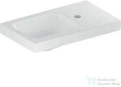 Geberit iCON LIGHT 53x31 cm-es beépíthető mosdó jobb oldali csaplyukkal, túlfolyó nélkül, fehér 501.832. 00.1 (501832001)