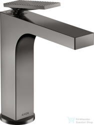 Hansgrohe AXOR CITTERIO 160 mosdó csaptelep nem zárható leeresztővel, rombuszmetszéses fogantyúval, polírozott fekete króm 39081330 (39081330)