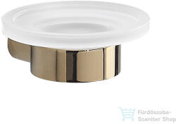 SAPHO PIRENEI szappantartó, arany/tejüveg (PI1187) (PI1187) - furdoszoba-szaniter