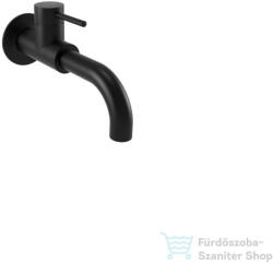 Bugnatese Kline falsík alatti mosdócsaptelep 19, 8 cm-es kifolyóval, belső egységgel, leeresztő nélkül, matt fekete 5706NE (5706NE)