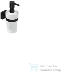 Kludi VELA S fali folyékonyszappan adagoló, matt fekete 2597639 (2597639)
