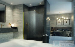 Radaway Modo New Gold II 90 zuhanyfal, arany (389094-09-01) (389094-09-01)