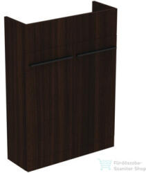 Ideal Standard I. Life S 60x21 cm-es 2 ajtós álló szekrény mosdó és fogantyú nélkül, Coffee oak T5298NW (T5298NW)