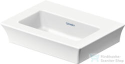 Duravit WHITE TULIP 450x330 mm-es bútorral aláépíthető csaplyuk nélküli mosdó, 0737450070 (0737450070)
