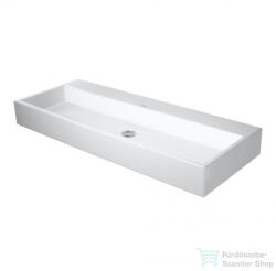 Duravit VERO AIR 120x47 cm-es csiszolt mosdó csaplyuk és túlfolyó nélkül, Wondergliss bevonattal, 23501200791 (23501200791)