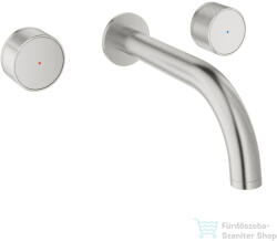 GROHE ATRIO PRIVATE falsík alatti mosdó csaptelep 18 cm-es kifolyóval, leeresztő és belső egység nélkül, Supersteel 20589DC0 (20589DC0)