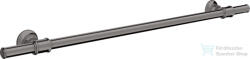 Hansgrohe AXOR MONTREUX 78, 3 cm-es fali törölközőtartó, polírozott fekete króm 42060330 (42060330)