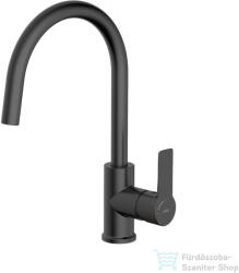 Jika PONTA STYLE Cold Start álló mosogató csaptelep, matt fekete H3512H17162601 (H3512H17162601)