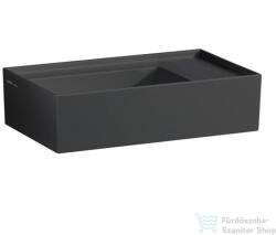Laufen Kartell By Laufen 46x28 cm-es mosdó csaplyuk és túlfolyó nélkül, graphite matt H8153347581121 (H8153347581121)