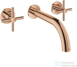 GROHE ATRIO falsík alatti mosdó csaptelep 18 cm-es kifolyóval, leeresztő és belső egység nélkül, Warm Sunset 20661DA0 (20661DA0)