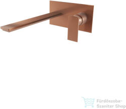 Bugnatese ATELIER falsík alatti mosdócsaptelep 21, 5 cm-es kifolyóval, belső egységgel, leeresztő nélkül, PVD fényes rame 9447PR (9447PR)