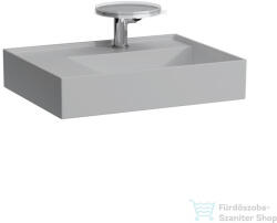 Laufen Kartell By Laufen 60x46 cm-es mosdó 1 csaplyukkal, Matt szürke H8183357591111 (H8183357591111)